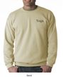 Mens Yoga Sweatshirt Yoga Logo Pocket Print Adult Sweat Shirt