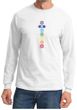 Mens Yoga T-shirt 7 Colored Chakras Long Sleeve Shirt