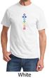 Mens Yoga T-shirt 7 Colored Chakras Tee Shirt
