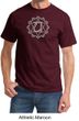 Mens Yoga T-shirt Anahata Heart Chakra Adult Tee Shirt
