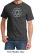 Mens Yoga T-shirt Anahata Heart Chakra Adult Tee Shirt