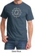 Mens Yoga T-shirt Anahata Heart Chakra Adult Tee Shirt