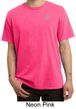 Mens Yoga T-shirt Aum Hindu Patch Pocket Print Pigment Dyed Tee Shirt