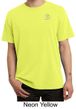 Mens Yoga T-shirt Aum Hindu Patch Pocket Print Pigment Dyed Tee Shirt