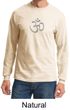 Mens Yoga T-shirt - Aum Symbol Meditation Adult Long Sleeve Shirt