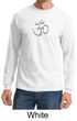 Mens Yoga T-shirt - Aum Symbol Meditation Adult Long Sleeve Shirt