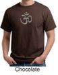 Mens Yoga T-shirt - Aum Symbol Meditation Adult Organic Tee Shirt