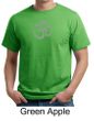 Mens Yoga T-shirt - Aum Symbol Meditation Adult Organic Tee Shirt