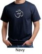 Mens Yoga T-shirt - Aum Symbol Meditation Adult Organic Tee Shirt