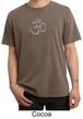Mens Yoga T-shirt - Aum Symbol Meditation Adult Pigment Dyed Tee Shirt