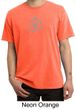 Mens Yoga T-shirt - Aum Symbol Meditation Adult Pigment Dyed Tee Shirt
