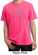 Mens Yoga T-shirt - Aum Symbol Meditation Adult Pigment Dyed Tee Shirt