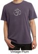 Mens Yoga T-shirt - Aum Symbol Meditation Adult Pigment Dyed Tee Shirt