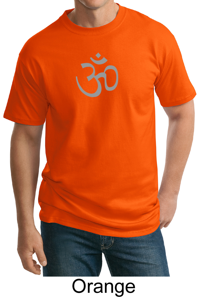 Mens Yoga Tshirt Aum Symbol Meditation Adult Tall Tee Shirt Aum