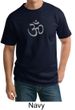 Mens Yoga T-shirt - Aum Symbol Meditation Adult Tall Tee Shirt