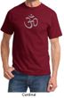 Mens Yoga T-shirt - Aum Symbol Meditation Adult Tee Shirt