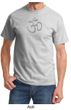 Mens Yoga T-shirt - Aum Symbol Meditation Adult Tee Shirt
