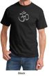 Mens Yoga T-shirt - Aum Symbol Meditation Adult Tee Shirt