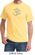 Mens Yoga T-shirt - Aum Symbol Meditation Adult Tee Shirt