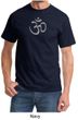 Mens Yoga T-shirt - Aum Symbol Meditation Adult Tee Shirt