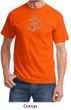 Mens Yoga T-shirt - Aum Symbol Meditation Adult Tee Shirt