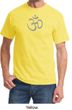 Mens Yoga T-shirt - Aum Symbol Meditation Adult Tee Shirt