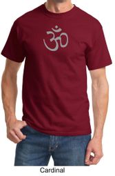 Mens Yoga T-shirt - Aum Symbol Meditation Adult Tee Shirt