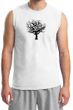 Mens Yoga T-Shirt Black Tree of Life Muscle Shirt