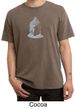 Mens Yoga T-Shirt - Buddha Buddhist Adult Pigment Dyed Tee Shirt