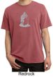 Mens Yoga T-Shirt - Buddha Buddhist Adult Pigment Dyed Tee Shirt