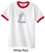Mens Yoga T-Shirt - Buddha Buddhist Adult Ringer Tee Shirt