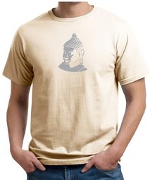 Mens Yoga T-Shirt - Buddha Buddhist Organic Tee Shirt