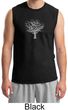 Mens Yoga T-shirt Grey Tree of Life Muscle Shirt