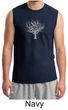 Mens Yoga T-shirt Grey Tree of Life Muscle Shirt