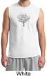 Mens Yoga T-shirt Grey Tree of Life Muscle Shirt