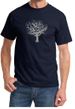 Mens Yoga T-shirt Grey Tree of Life Tee