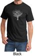 Mens Yoga T-shirt Grey Tree of Life Tee