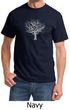 Mens Yoga T-shirt Grey Tree of Life Tee