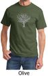 Mens Yoga T-shirt Grey Tree of Life Tee
