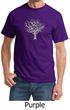 Mens Yoga T-shirt Grey Tree of Life Tee