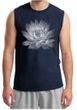 Mens Yoga T-shirt Lotus Flower Muscle Shirt
