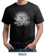 Mens Yoga T-shirt Lotus Flower Organic Shirt