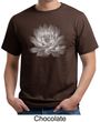 Mens Yoga T-shirt Lotus Flower Organic Shirt