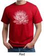 Mens Yoga T-shirt Lotus Flower Organic Shirt