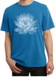 Mens Yoga T-shirt Lotus Flower Pigment Dyed Shirt