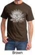 Mens Yoga T-shirt Lotus Flower Shirt