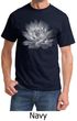 Mens Yoga T-shirt Lotus Flower Shirt