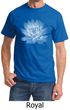 Mens Yoga T-shirt Lotus Flower Shirt