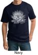 Mens Yoga T-shirt Lotus Flower Tall Shirt