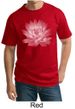Mens Yoga T-shirt Lotus Flower Tall Shirt